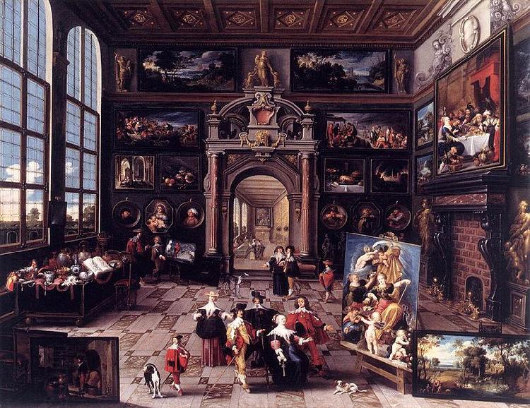 Cornelis de Baellieur Gallery of a Collector oil painting picture